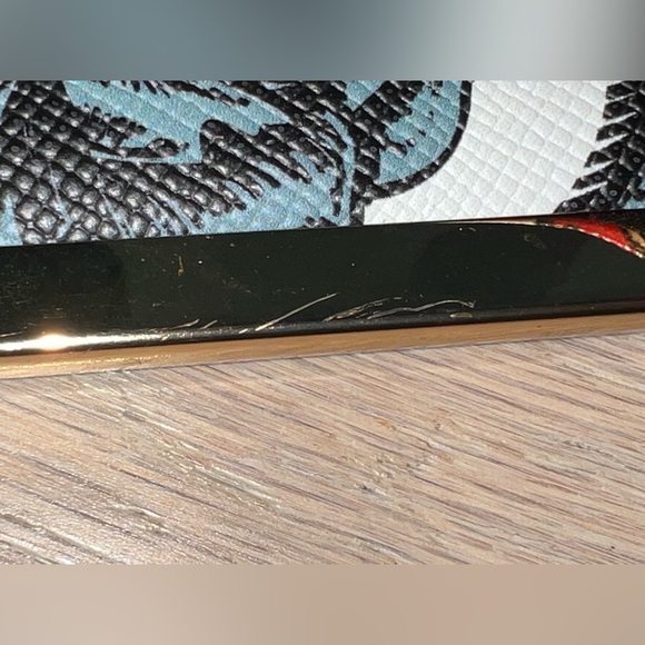 Aldo Patterned Chained wallet Clutch Crossbody Shoulder Handbag- PREOWNED - Picture 10 of 14